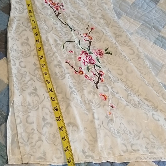 **SOLD White Jin He Chinese Dress, Size S - Picture 9 of 9